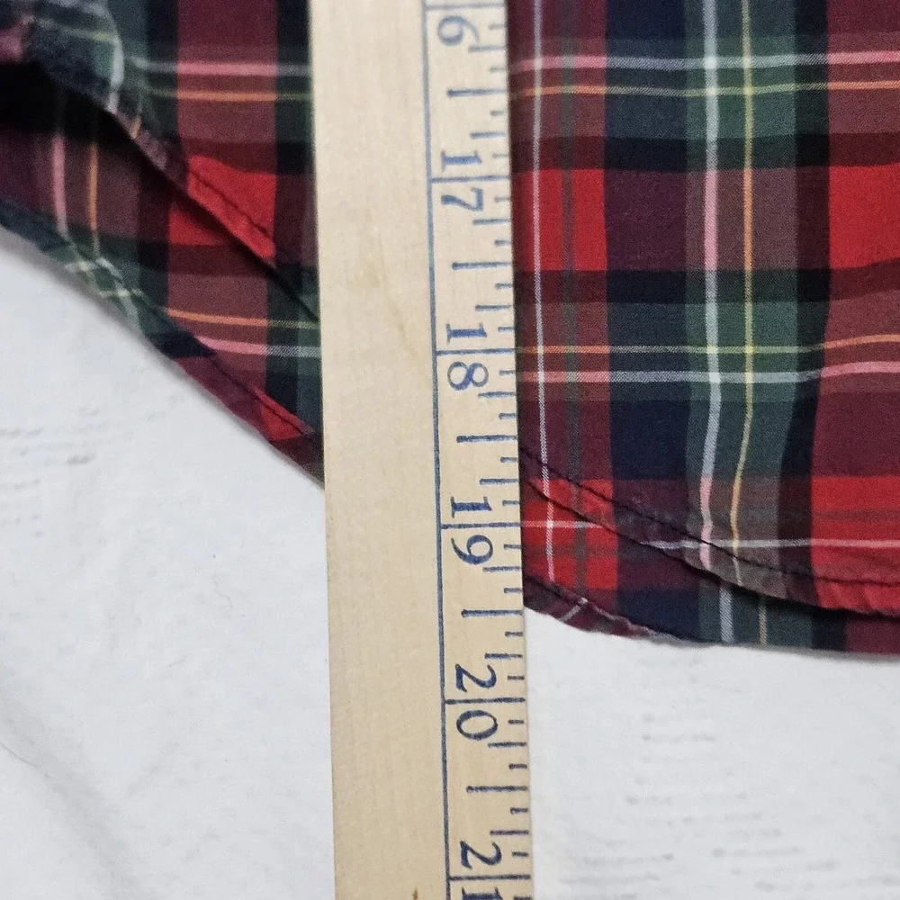 Ralph Lauren Classic Plaid Button Down Shirt Boys‎ 6 Long Sleeve Pony Preppy